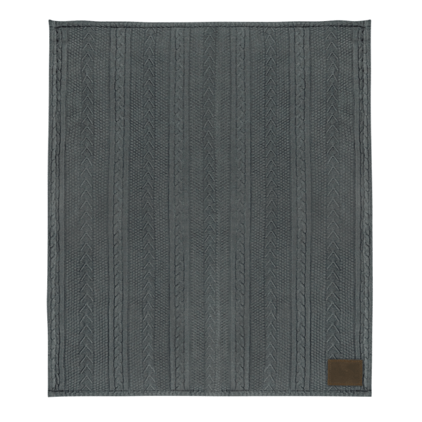 Cable Sherpa Blanket