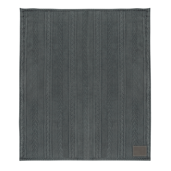 Cable Sherpa Blanket