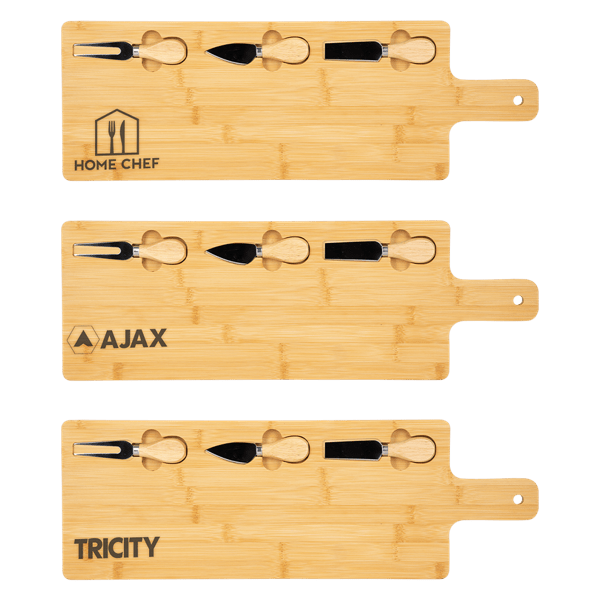 Long Charcuterie Board w/ Utensils