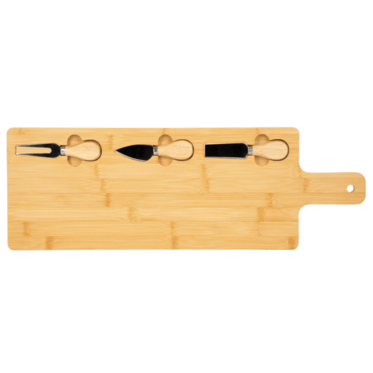 Long Charcuterie Board w/ Utensils