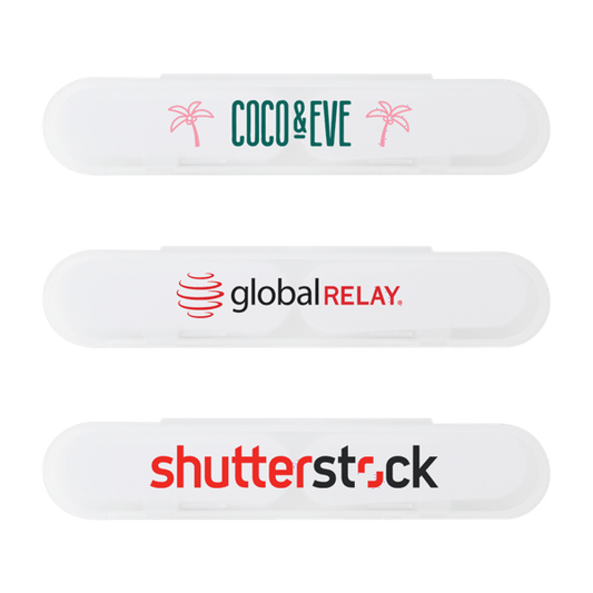 Nailed Twin-pack Emery board with plastic case