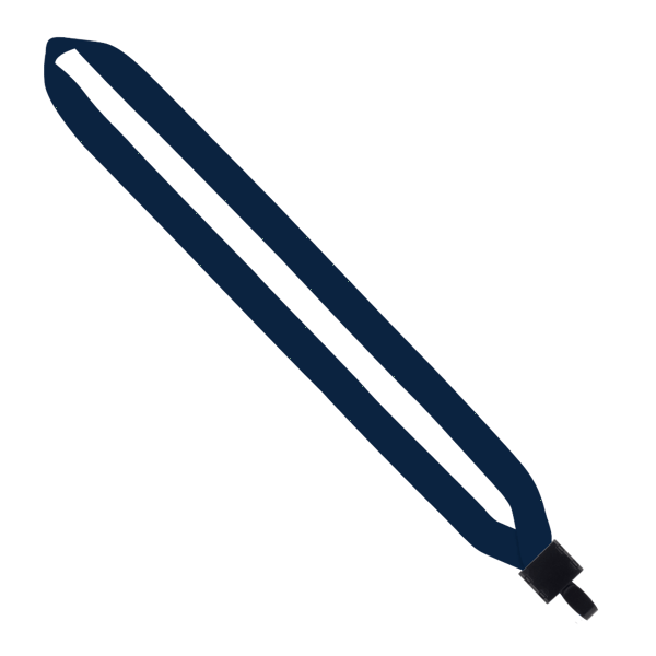 3/4" Polyester Lanyard with Non-Swivel Plastic Hook