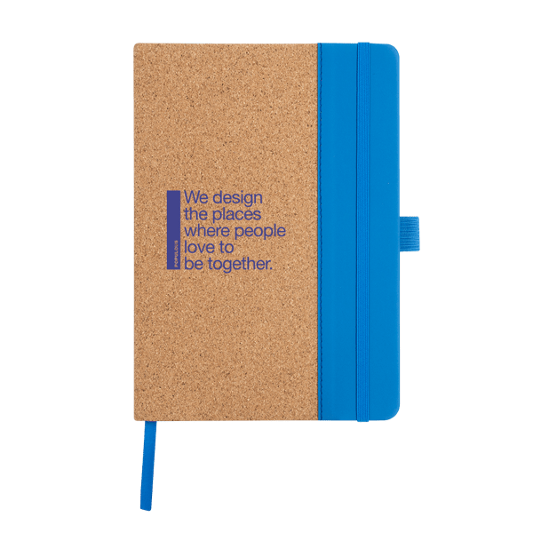 Hickory Cork & Recycled PU Notebook