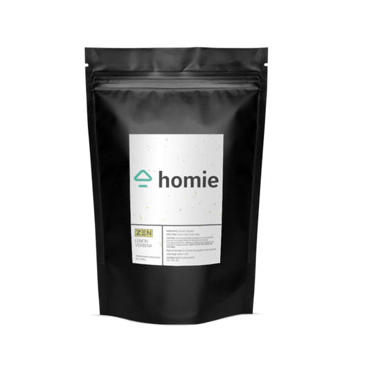 Lemon Verbena Bath Salts in Black Stand-Up Pouch