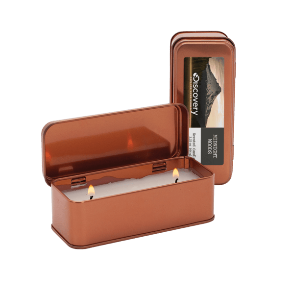 Custom 2.25 oz. Scented Copper Rectangular Candle