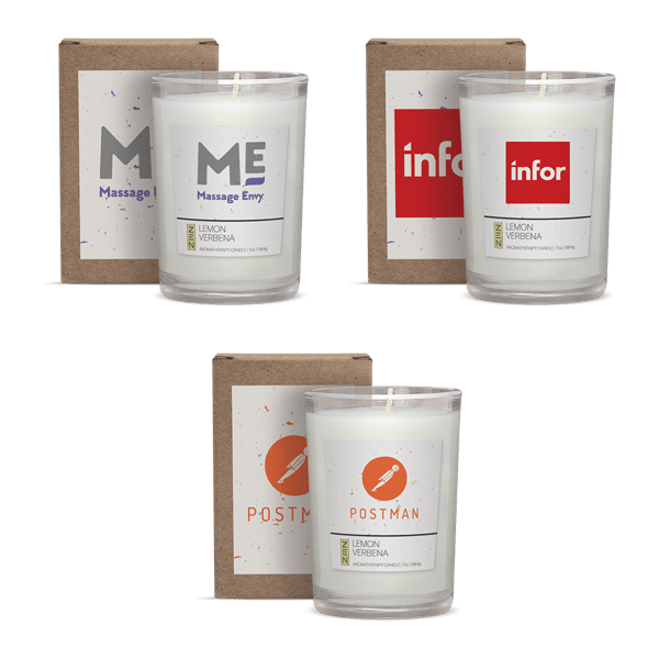 8 oz. Lemon Verbena Candle in a Cardboard Gift Box