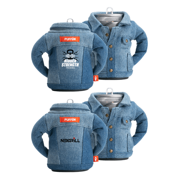 The Denim Can Cooler, By Puffin Drinkwear