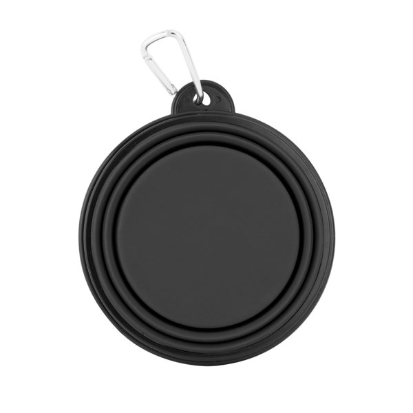 Collapsible Silicone Pet Bowl w/Carabiner