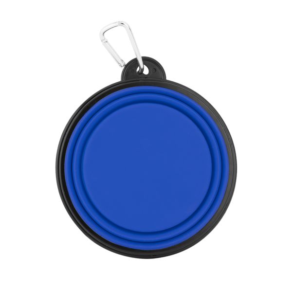 Collapsible Silicone Pet Bowl w/Carabiner