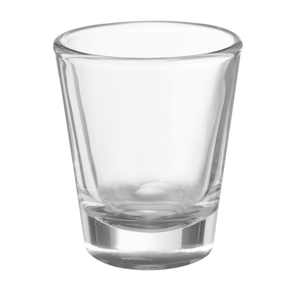 Straight Up 1.75 oz Clear Glass Shot Glasses