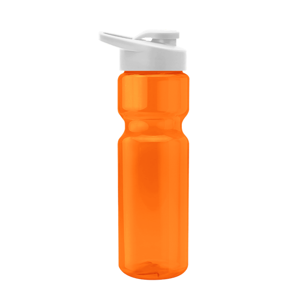 Blazer 28oz Transparent Bike Bottle w/Drink-thru Lid