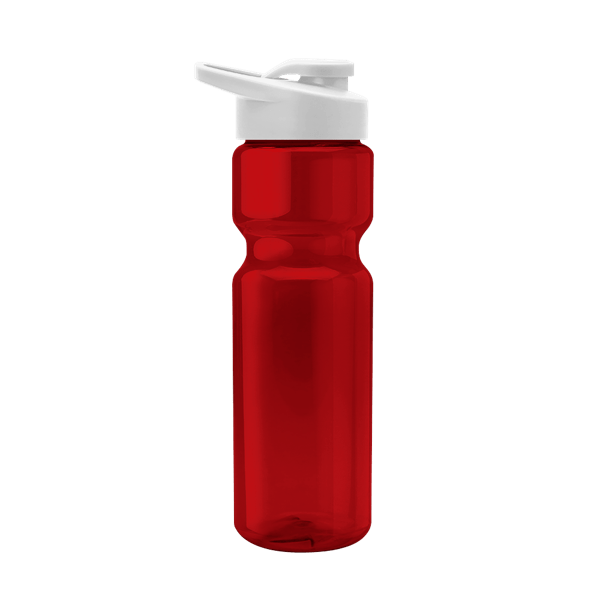 Blazer 28oz Transparent Bike Bottle w/Drink-thru Lid