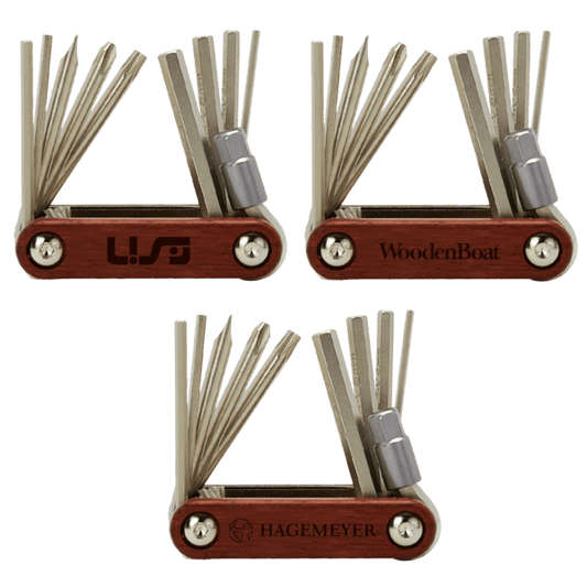 Bandelier 10-in-1 Folding Tool with Rosewood Handle