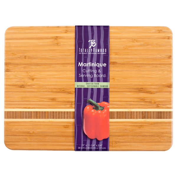 Martinique Bamboo Serving & Cutting Board 15" x 11"