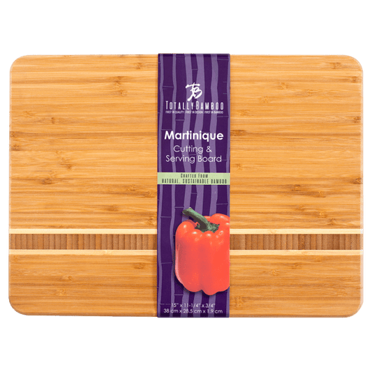 Martinique Bamboo Serving & Cutting Board 15" x 11"