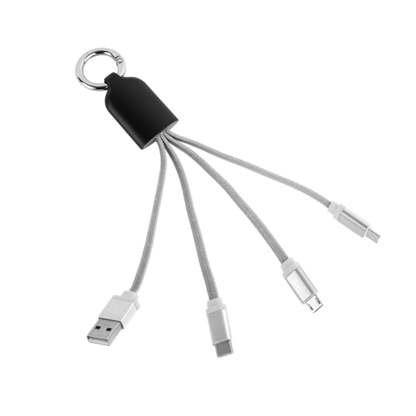 Jellyfish Light-Up Braided Charging Cable