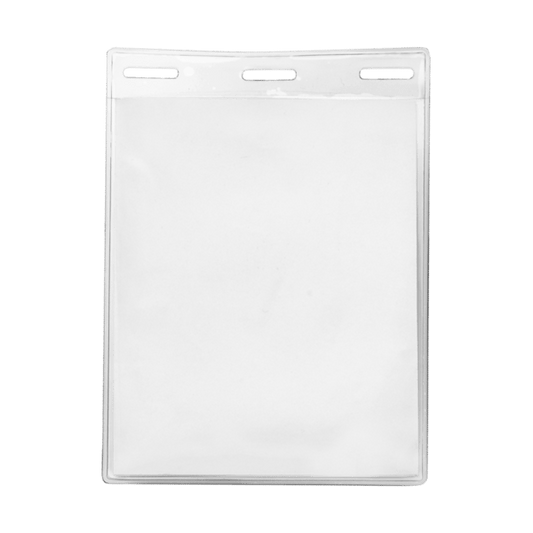 3 5/16" x 4 1/4" Blank Vertical Vinyl Pouch
