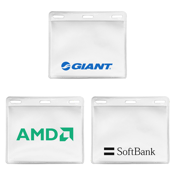 4" x 3" Printed Horizontal Vinyl Pouch