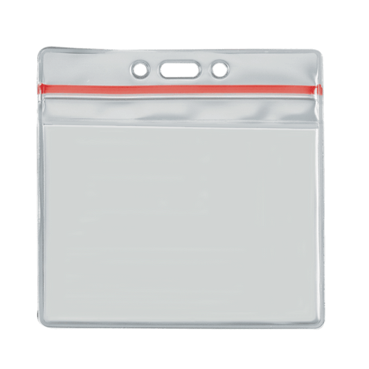 4" x 3" Blank Horizontal Vinyl Pouch with Zipper