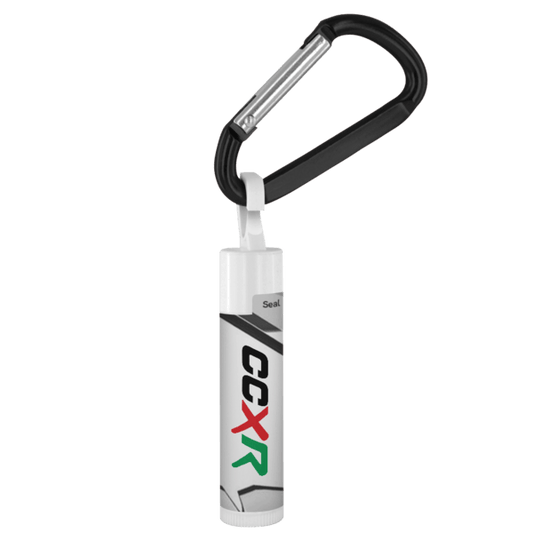 Black Economy Lip Balm with Carabiner