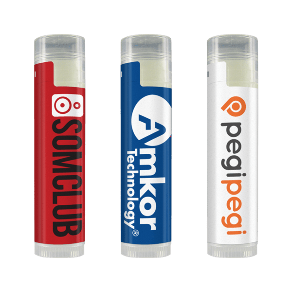 SPF 30 Soy Based Lip Balm in Clear Tube & White Label