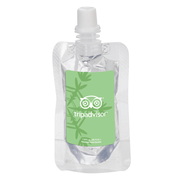 1 oz. Squeeze Pouch Clear Sanitizer