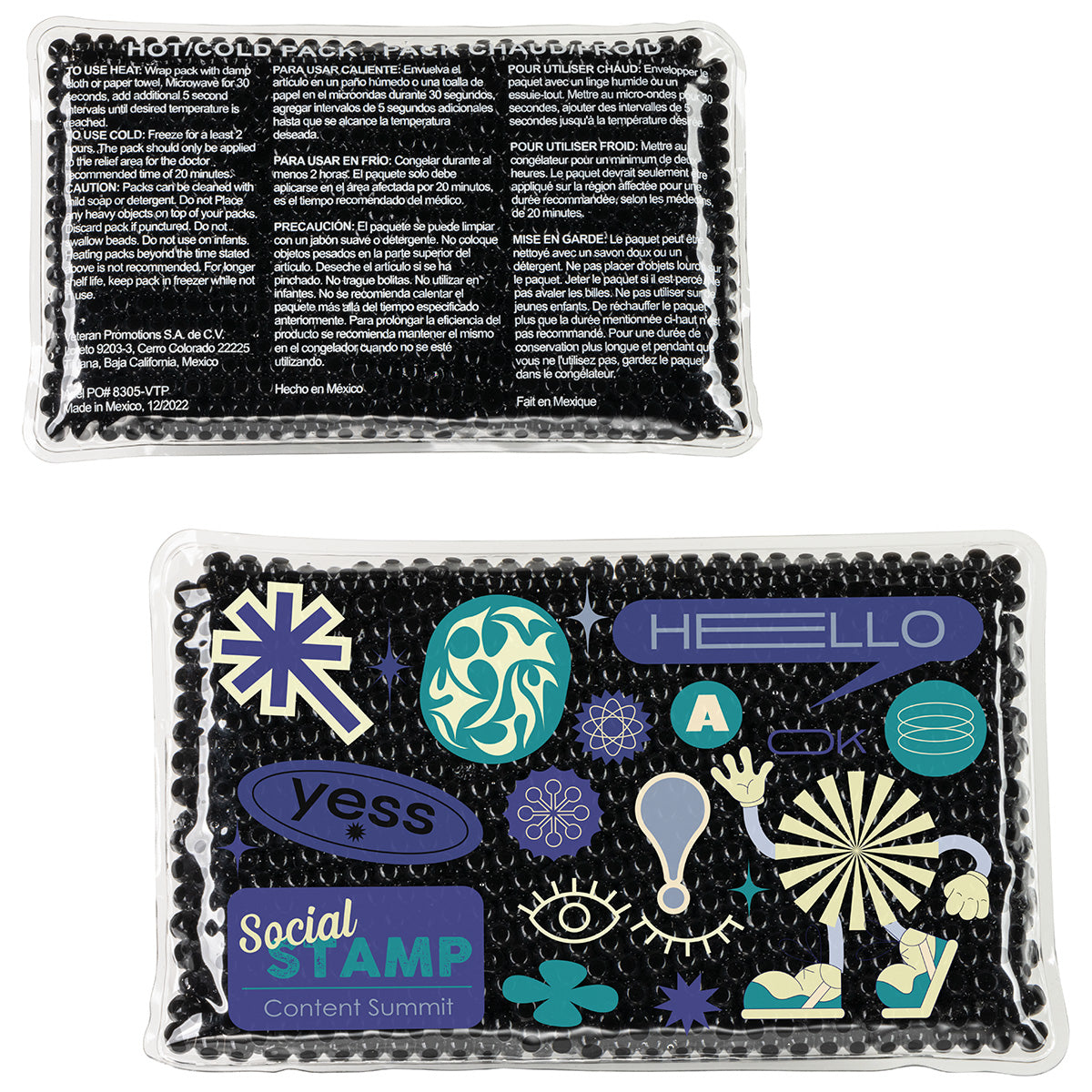 Full-Color Aqua Pearls™ Hot/Cold Pack
