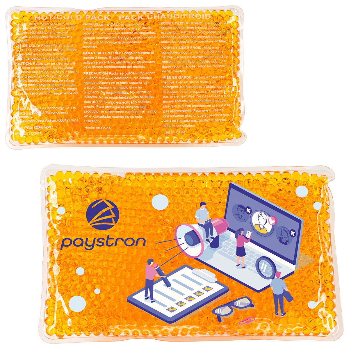 Full-Color Aqua Pearls™ Hot/Cold Pack