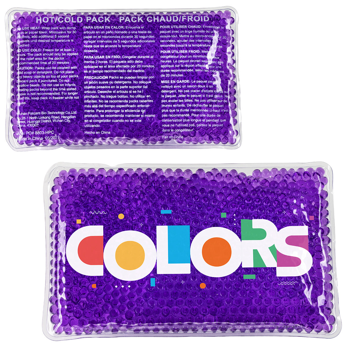 Full-Color Aqua Pearls™ Hot/Cold Pack