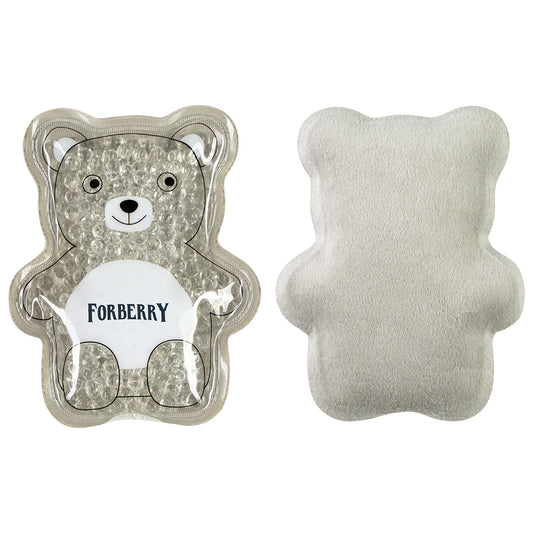 Gray Plush Bear Aqua Pearls™ Hot/Cold Pack