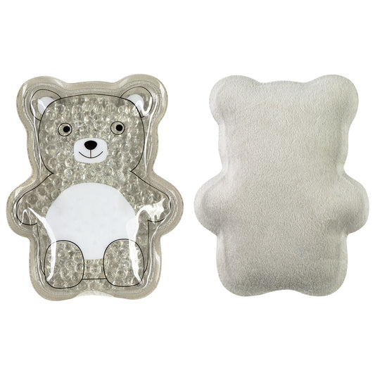 Gray Plush Bear Aqua Pearls™ Hot/Cold Pack