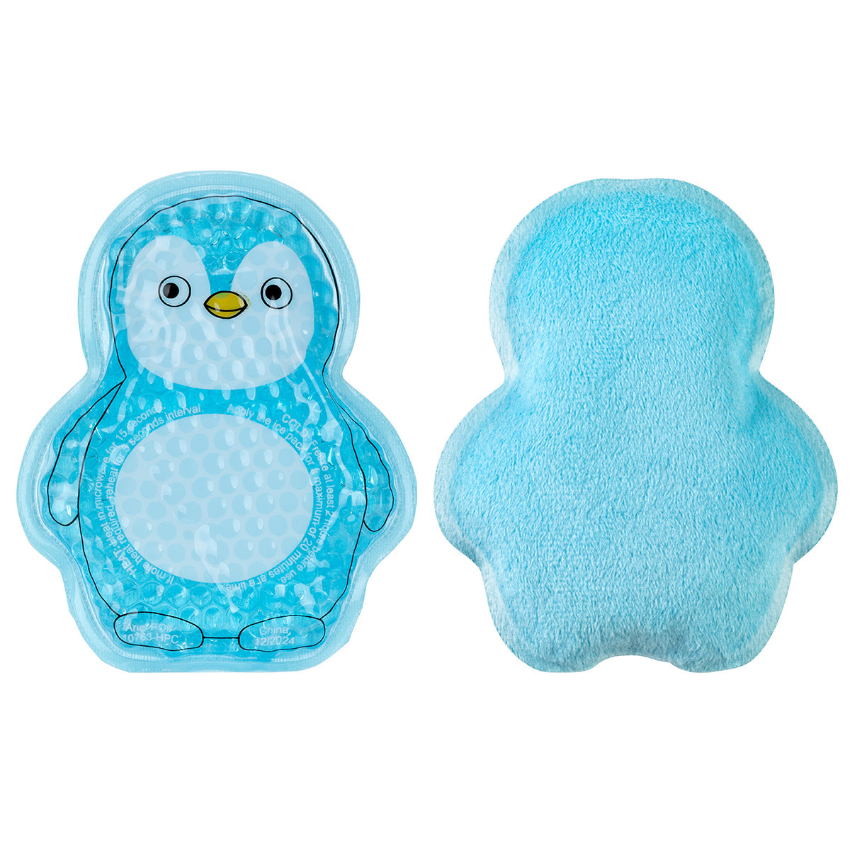 Aqua Blue Plush Penguin Aqua Pearls™ Hot/Cold Pack