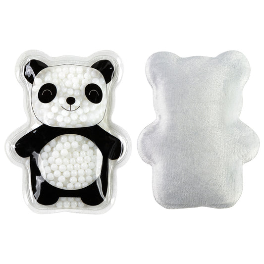 Black/White Plush Panda Aqua Pearls™ Hot/Cold Pack