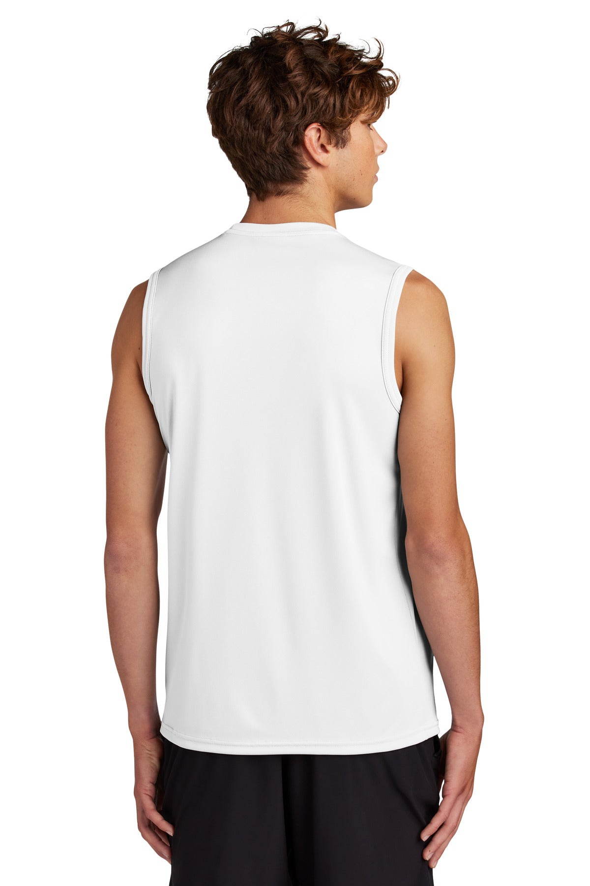 White Port & Company Performance Sleeveless Tee PC380SL