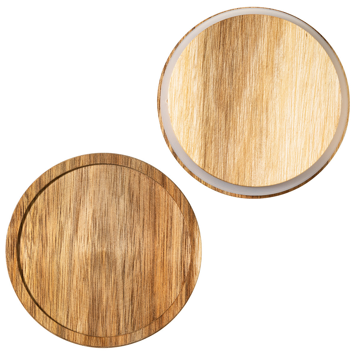 Clear Corsica 22 oz Glass Canister with Acacia Lid