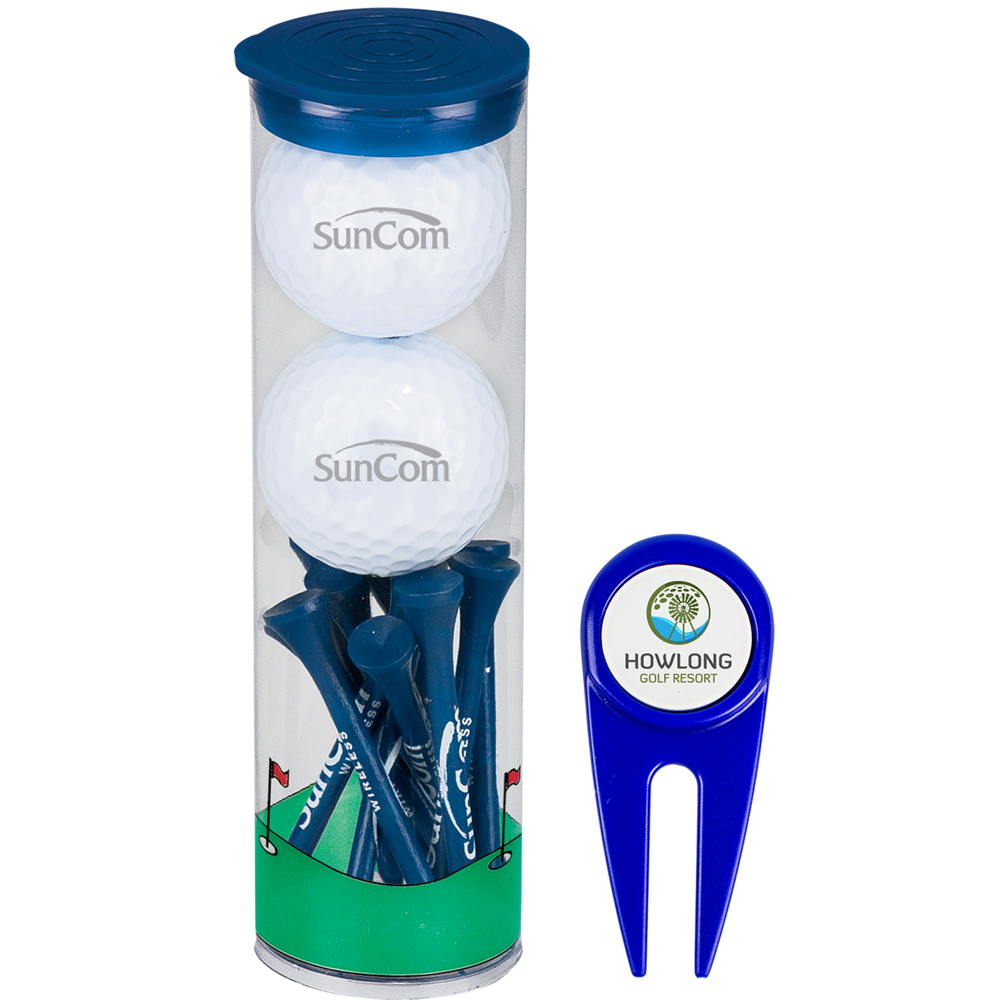 Wilson Ultra 2-Golf Ball Tube with Divot Tool and Tees