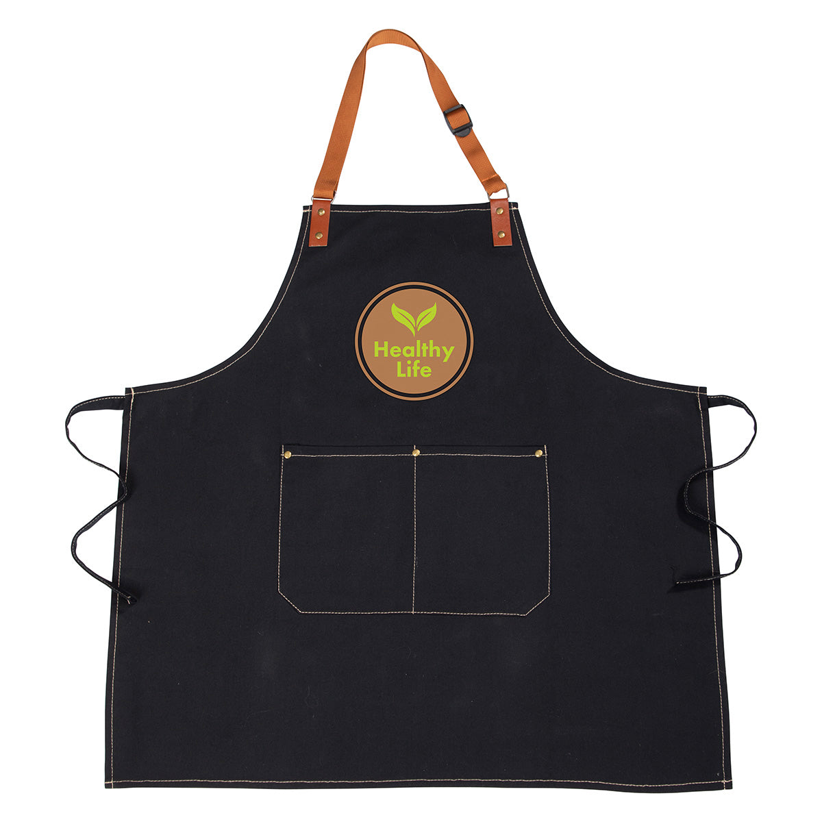 Black Pitmaster Recycled Cotton Apron