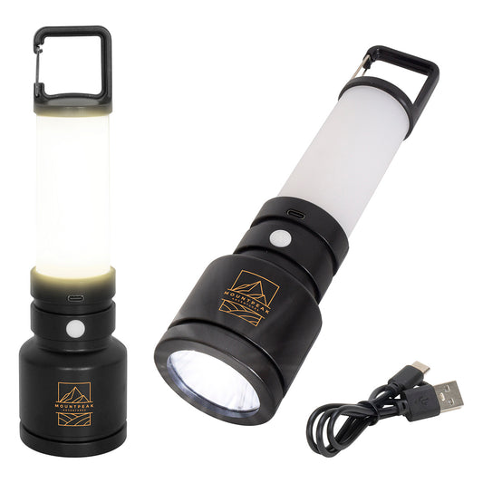 Black Best Buddy Tools ® Rechargeable Double-Duty Flashlight with Lantern