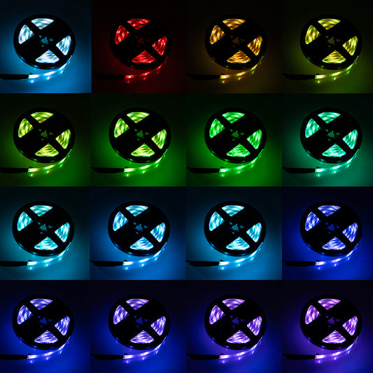 White Gig 9.8 ft. 90-LED Light Strip with Remote Control