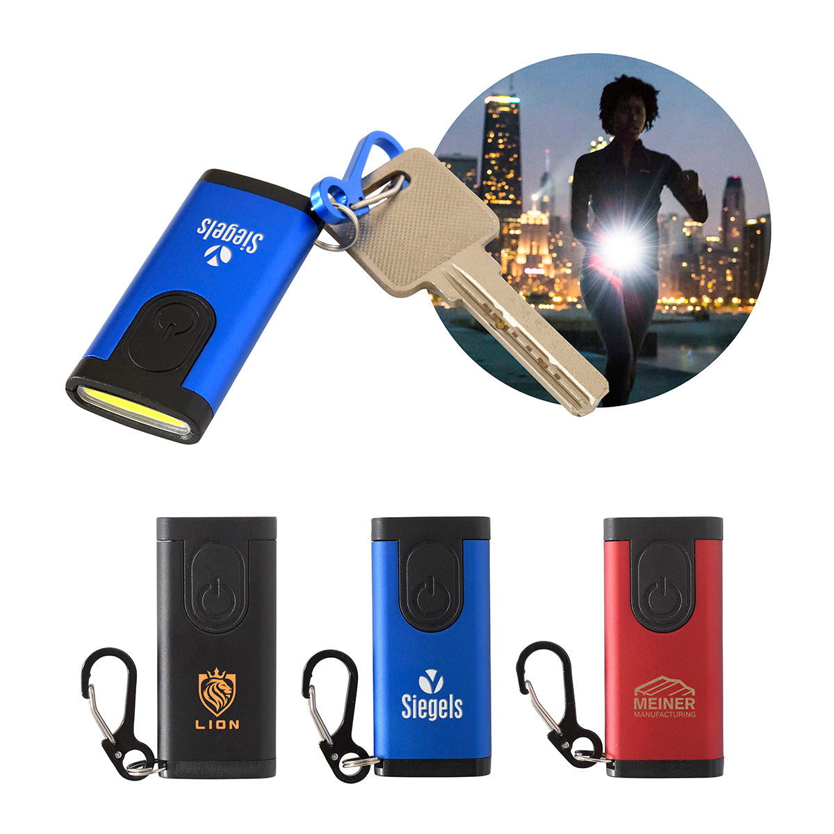 Black Best Buddy Tools ® Rechargeable COB Key Light