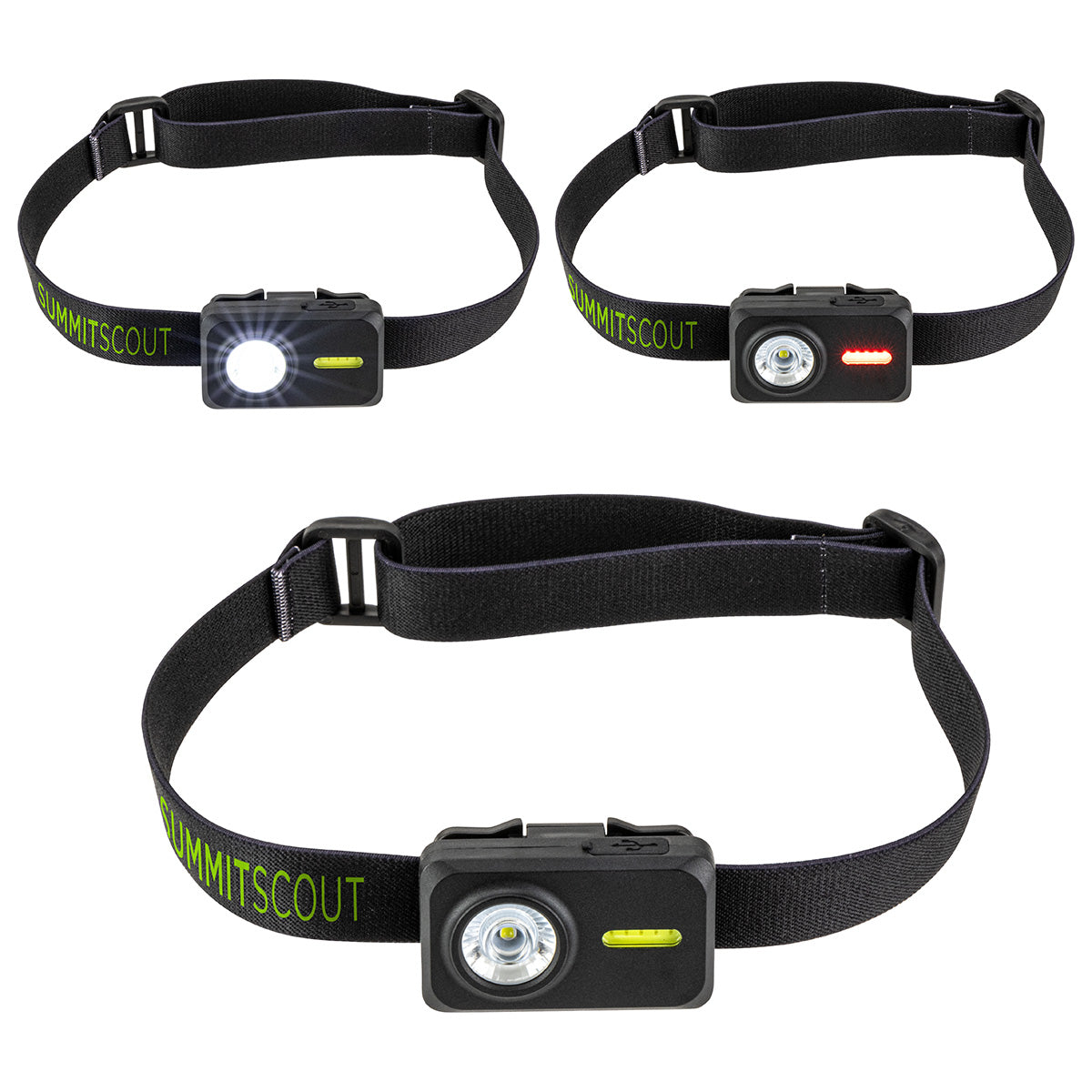 Black Best Buddy Tools® Moonbeam Rechargeable COB Headlamp