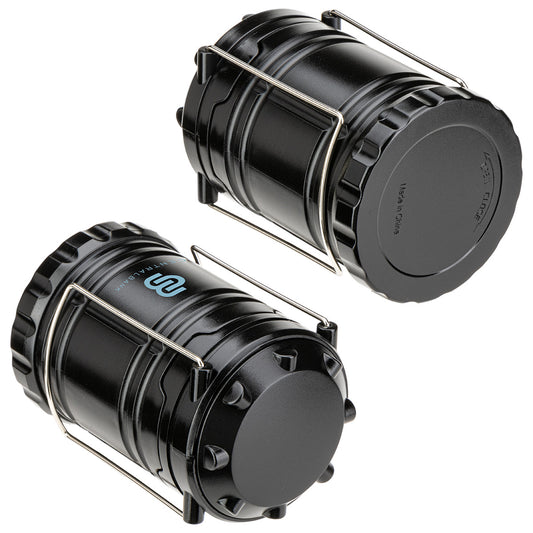 Black Best Buddy Tools® Retro Pop Up Rechargeable COB Lantern