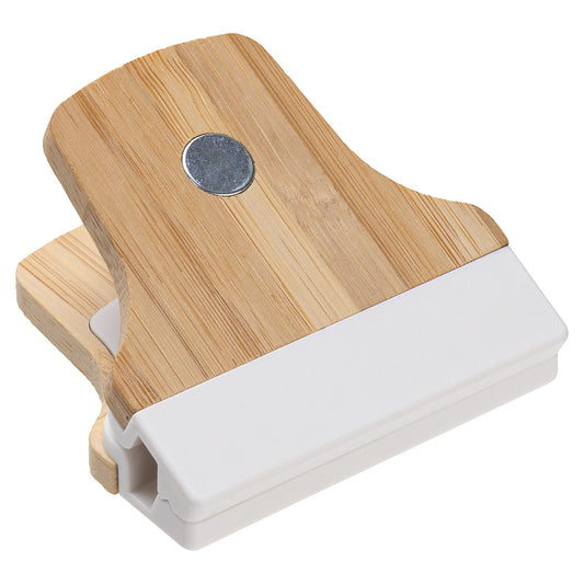 White Bamboo Magnetic Power Clip