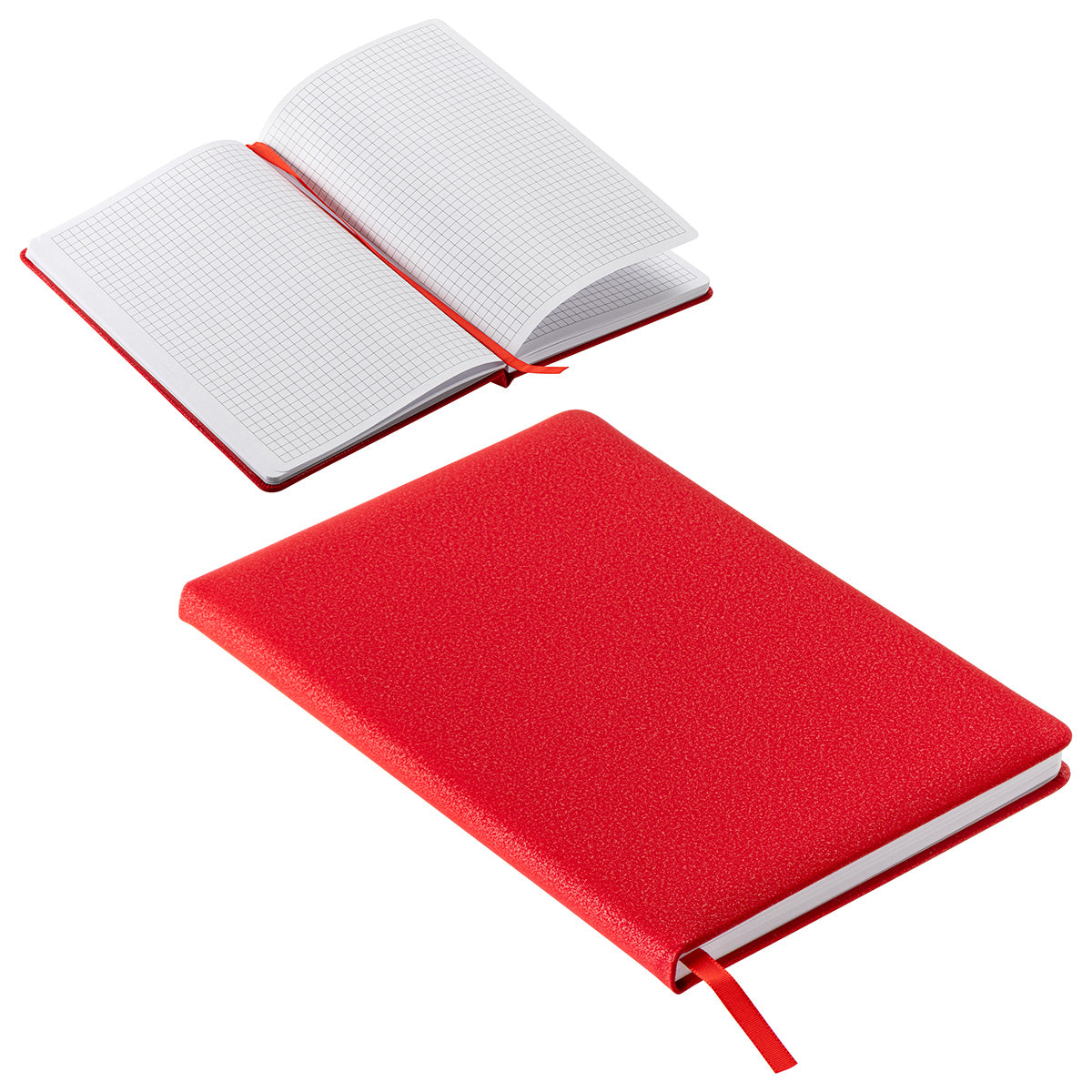 Draftsman Padded Hardcover Journal with Grid-Lined Paper