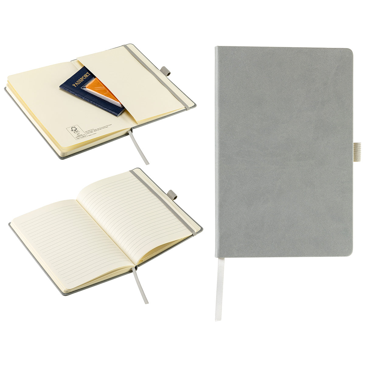 Elan Hardcover Journal with Pen Loop and Inner Pocket