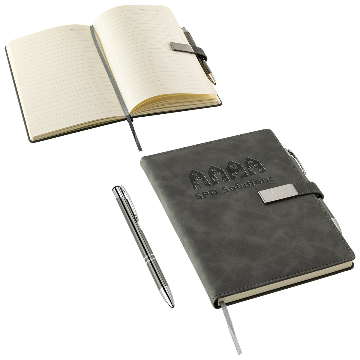 Thesis Hardcover Journal with Magnetic Closure & Pen