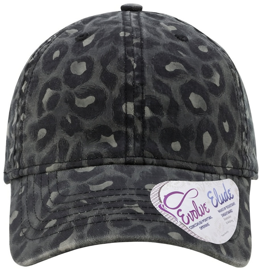 Women's Garment-Washed Fashion Print Cap - HATTIE