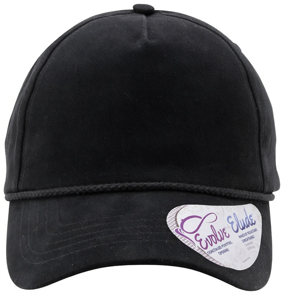 Women's Washed Five-Panel Rope Cap - MAYA