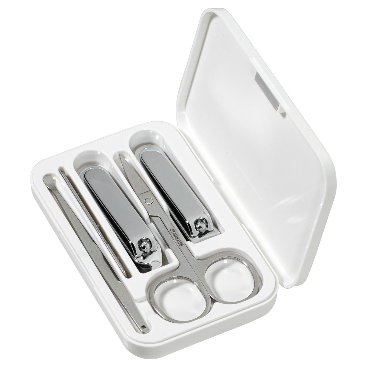 White TravelMate Manicure Kit