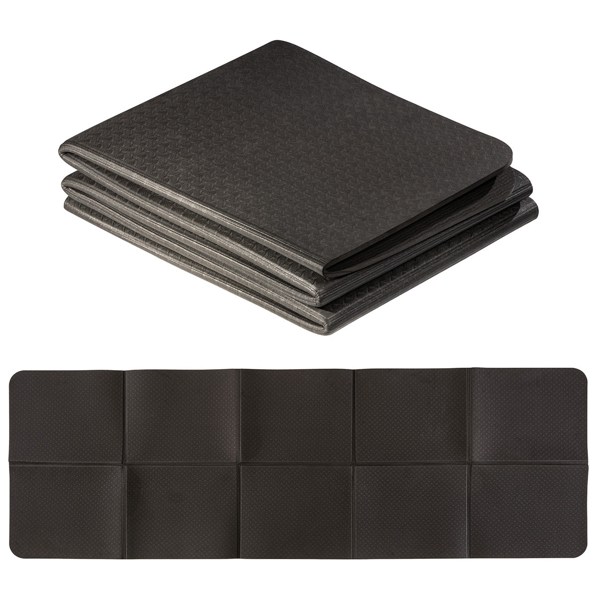 Dark Gray Serenity Foldable Yoga Mat